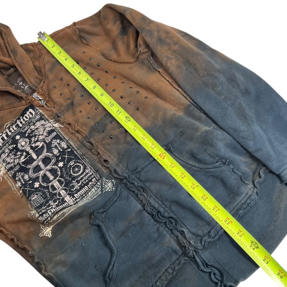 Affliction Womens Full Zip Hoodie - Picture 6 of 8